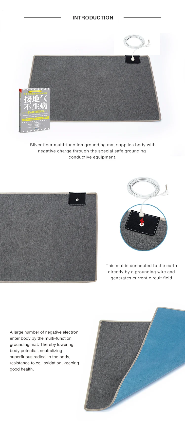 Odm Wholesale Silver Fiber Conductive Grounding Pad Fabric Buy