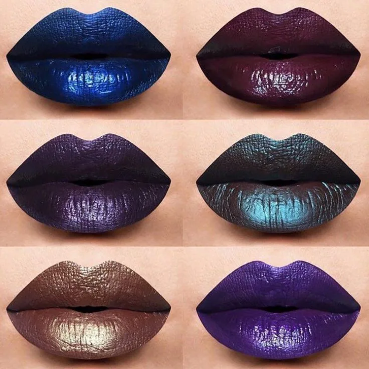 metallic matte lipstick