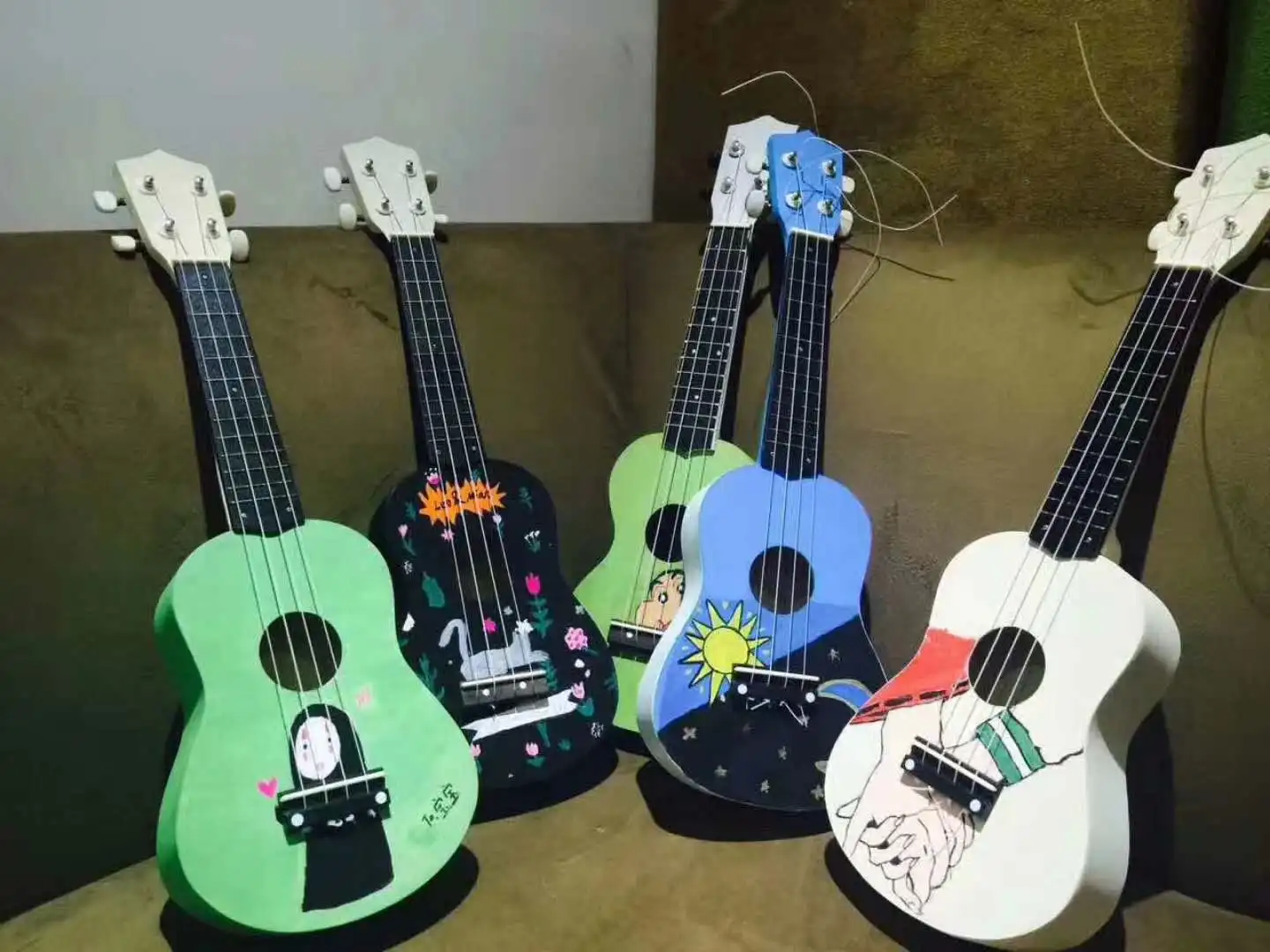 Make Your Own 21'' Wood Ukulele Kit Children Diy Toys Assembling Set