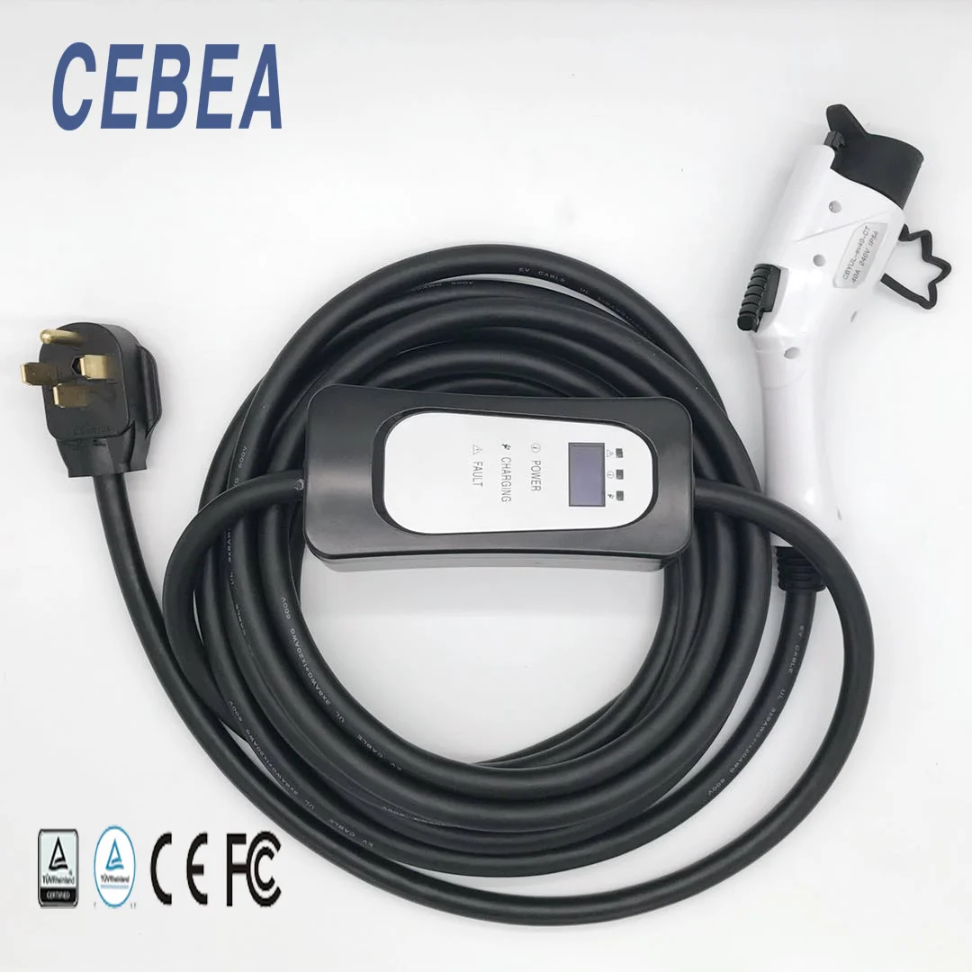 Sae J1772 32a 240v Electric Vehicle Mode 2 Level Ev Charger Type 1 Sae J1772 32a 240v Electric Vehicle Mode 2 Level Ev Charger Type 1 Charging Plug