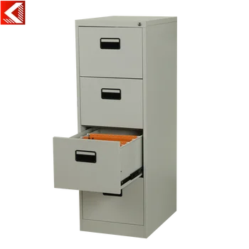 Office School Supplies 4 Drawer Steel Fireproof Filing Cabinet