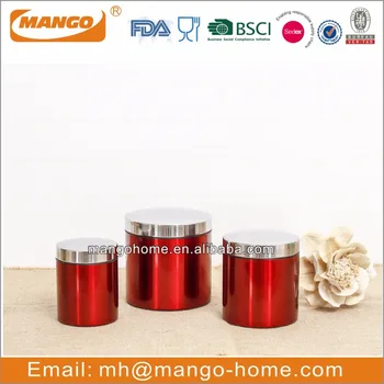  Wholesale  Kitchen  3 Sets  Spice Storage Stainless Steel 