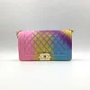 China shoulder satchel handbags colorful candy ladies woman crossbody purses bag handbag women tote bags rainbow jelly purse