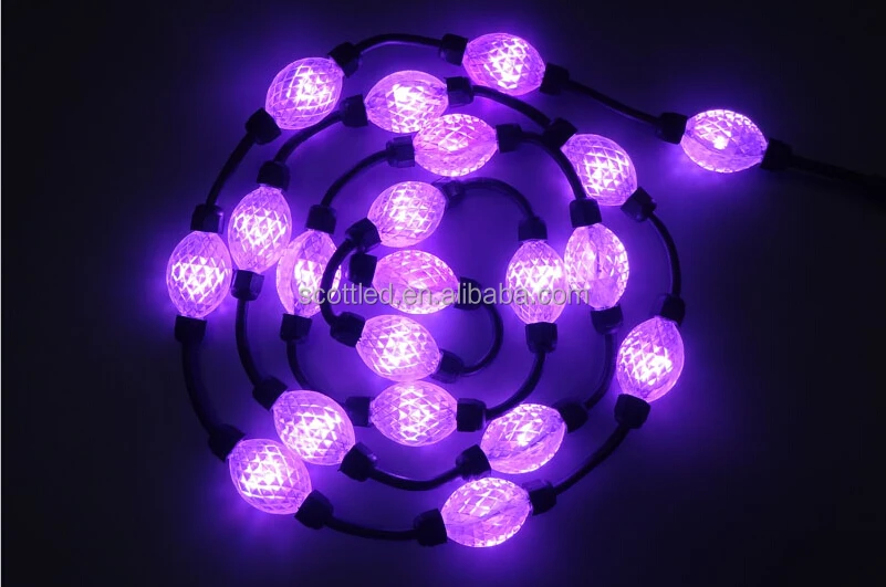 High quality Smart 3D effect promotional digital D35mm led pixel holiday time lights UCS2903 12V