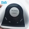 display time , date , temperature Talking alarm clock