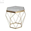 Cheap Modern Luxury Style hexagon Marble Coffee Table for living room