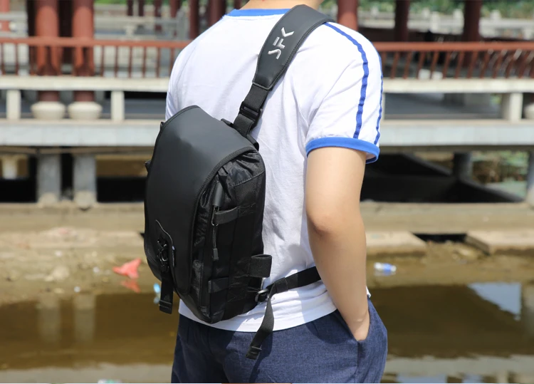 Mensageiro à Prova Bolsa de 8 Bolsas Sling Motocicleta Preta Ultra Robusto Cordura d' Água l 24 waterproof motorcycle bag