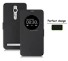 With view window leather flip cover case for ASUS ZenFone 2, smart case cover for ASUS ZenFone 2