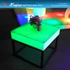 rechargeable outdoor tables/ led coffee table with legs