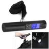 Durable NS-19 LCD Electronic Scale 8 LEDs Torch 50kg Capacity Hand Carry Luggage Hanging Scale Digital Weighing Device