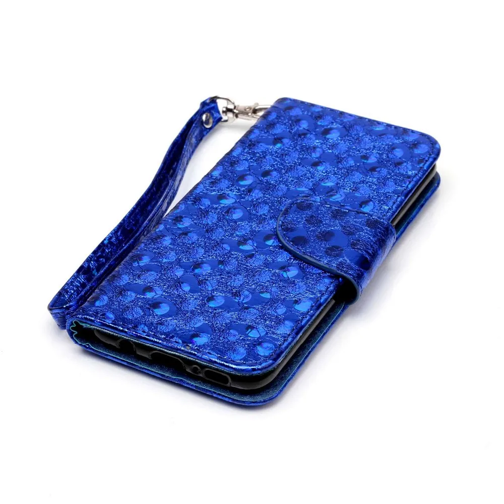 Book Wallet Laser butterfly leather phone case for Samsung Galaxy S8 / S8 plus