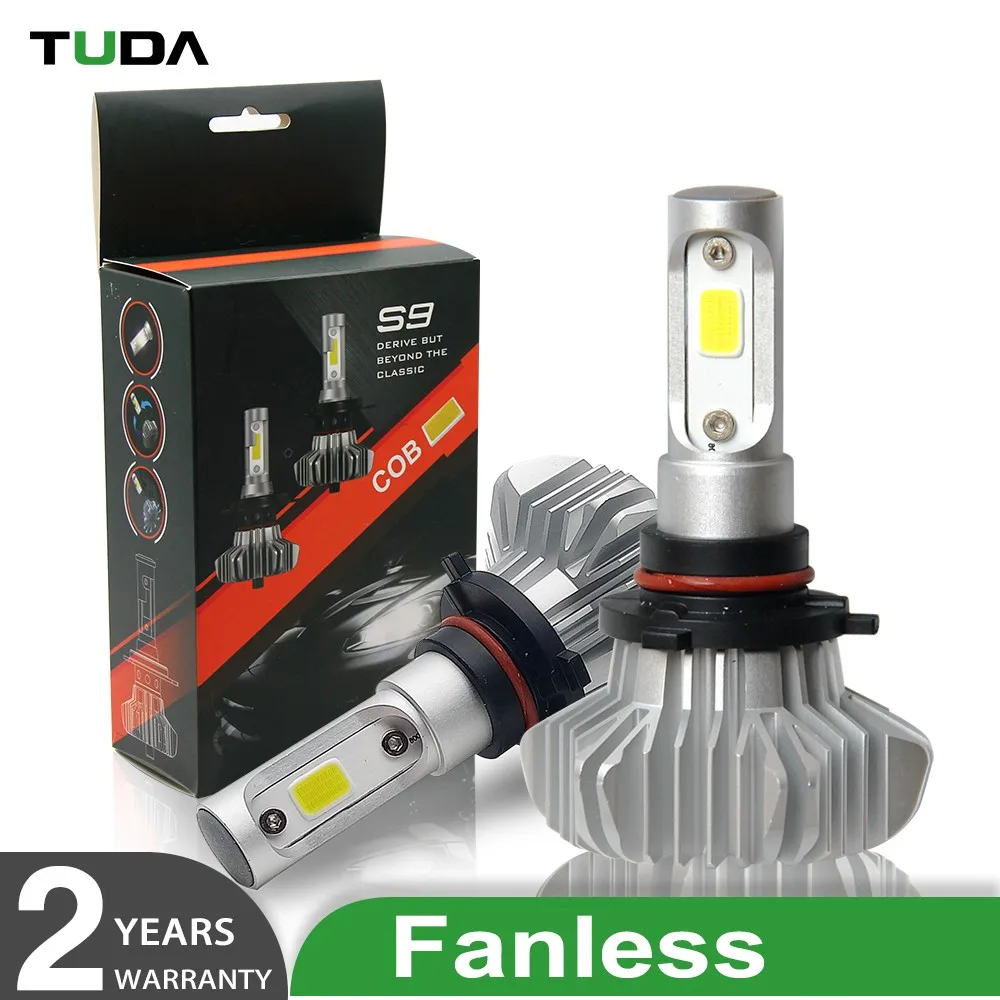 Heat Sink Long Lifespan S9 Fanless Led Headlight Bulbs Autozone Buy Fanless Led Headlight,S9