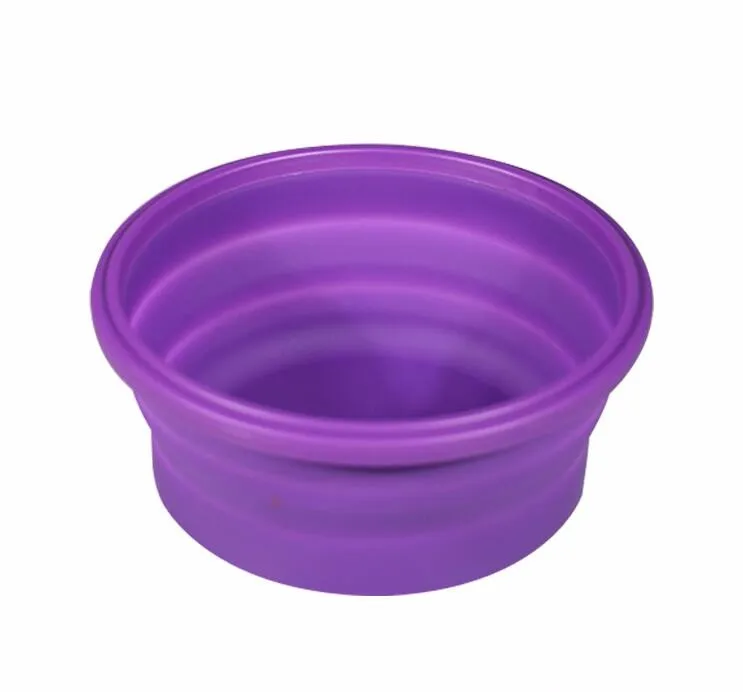 Round Silicone Expandable Collapsible Bowl With Lid Buy Collapsible