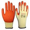 Hot selling in UK low price industrial work safety gloves with orange latex