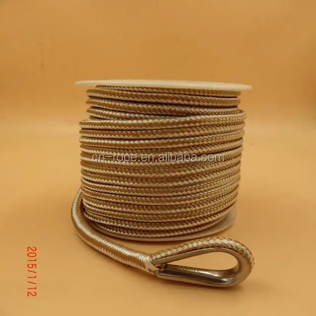 Anchor line marine rope with thimble boat anchor rope boat marine rope