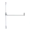 Stainless Steel 304 Three-point Lock Panic Bar Exit With Rod