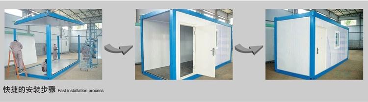 Temporary Housing Solutions 40ft Container Home 1 Bedroom Mobile