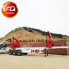 Fudeng crane 20ft 40ft 45ft container side loader trailer for sale