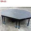 customized indoor plywood stage panel with adjustable legs