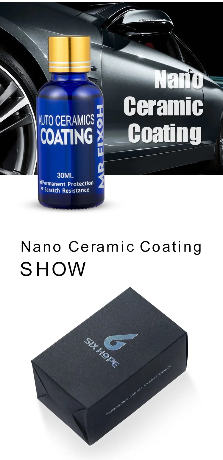 9h Auto Ceramic Nano Coating/30ml Nano Car Glass Coating