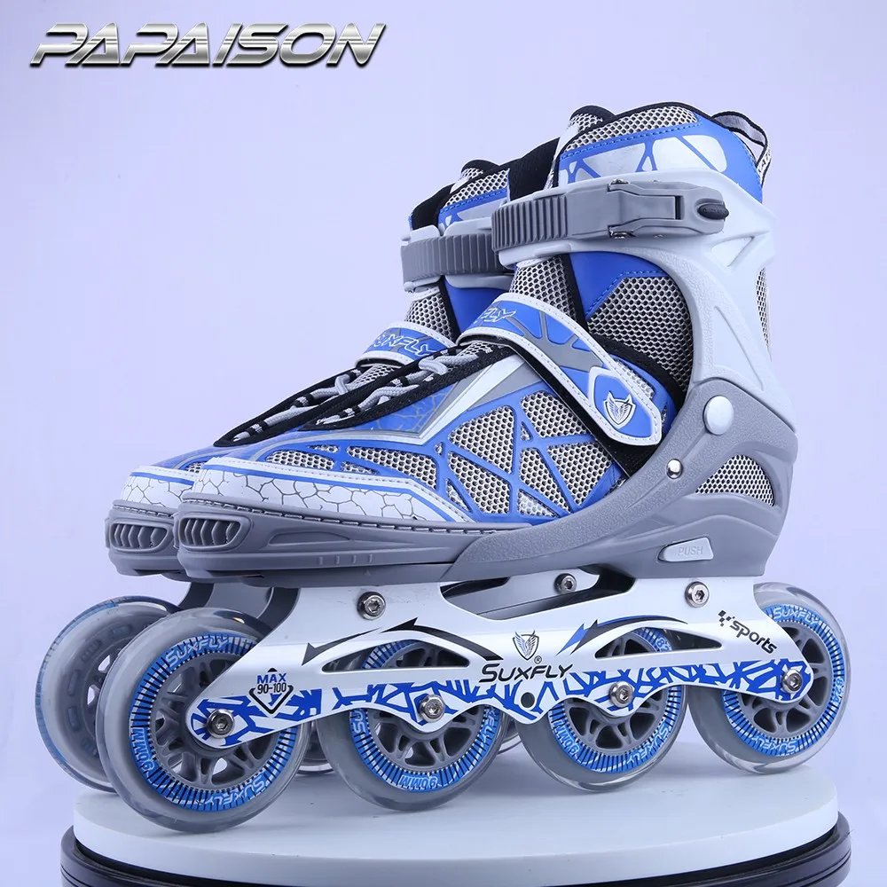 Colorful Genuine Leather Pu Wheels Durable Quad Roller Skates