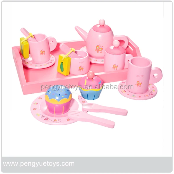 baby girl wooden kitchen