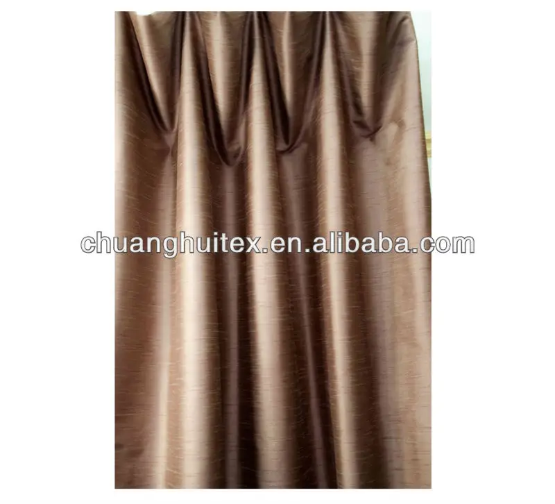 New Arrival Faux Silk Eyelets Top Blackout Curtain Drapery Buy