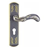 Popular Design Customized BN/GP Pattern Zinc Alloy Door Handle