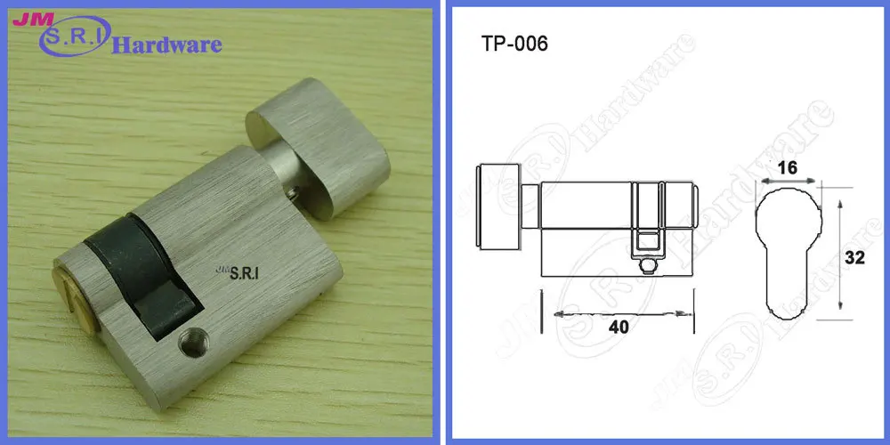 Wholesale Sale Pearshaped Brass Small Cylinder Lock,Safe Lock