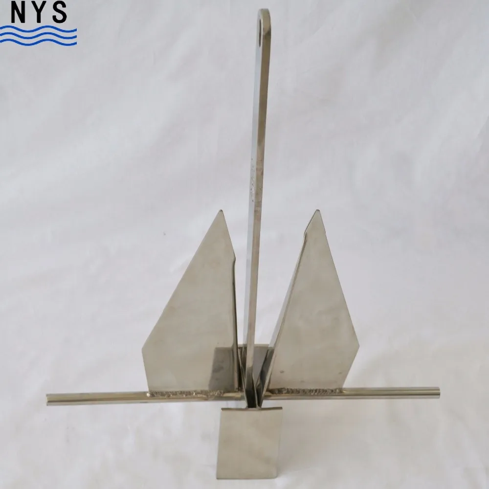 Kimpex 50423 Fluke Anchor - 14 Lb, Zinc-Plated Steel, Folding Design For Boats