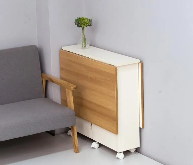 木制折叠餐桌节省空间的家具