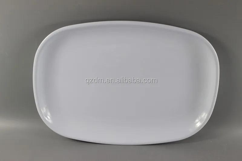 13.5" White Melamine dinner plate ,Melamine Unbreakable Dish