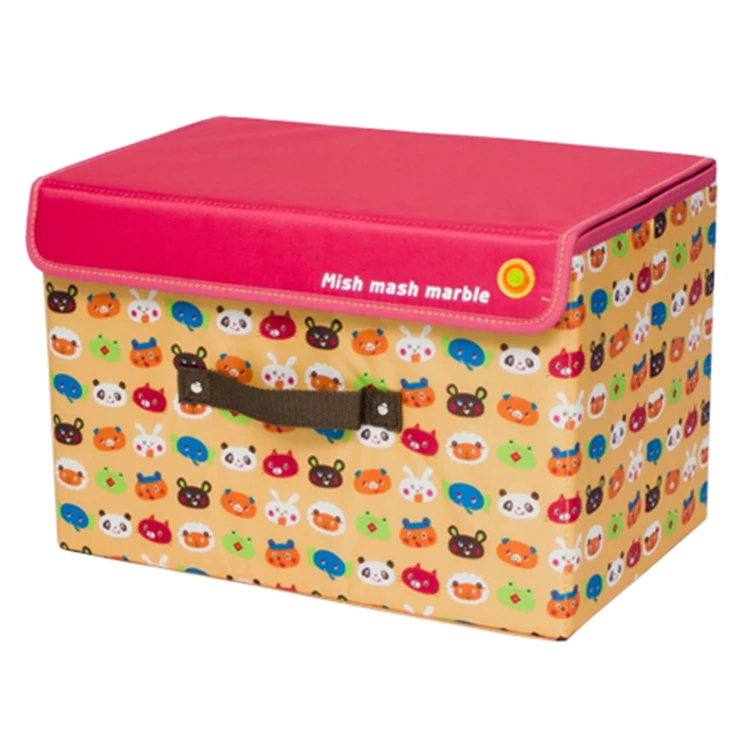 2018 New Kid Foldable Non Woven Toy Storage Box Buy Kid Toy Storage