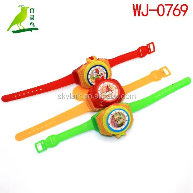 Plastic Watch Toys Mini Baby Watch Sticker Watches With The Flying