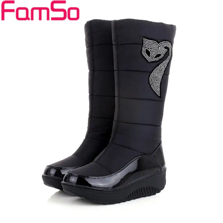 2016 new winter Russia keep warm snow boots Waterproof