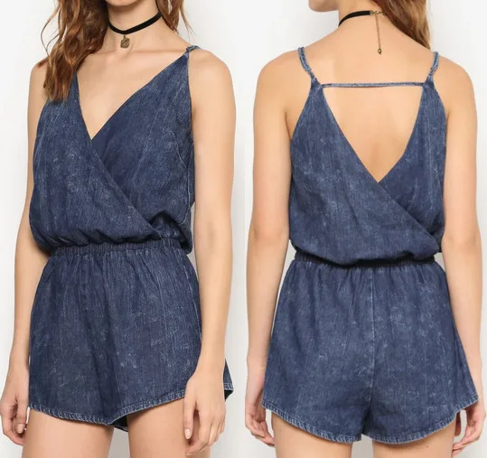 denim jumpsuit designer