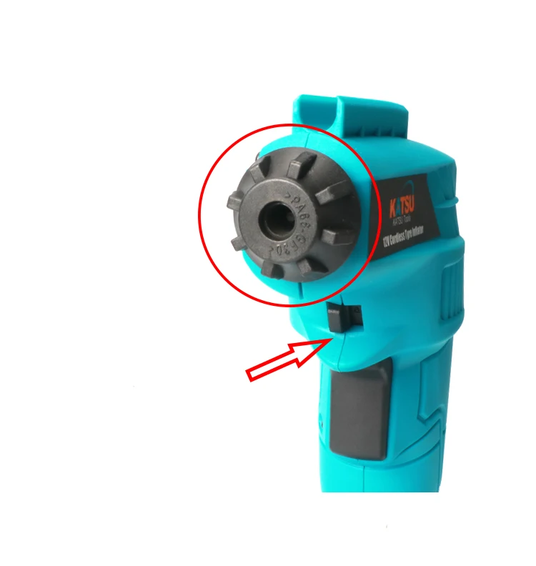 12v Mini Rechargeable Battery Powered Electric Portable Car Air Pump