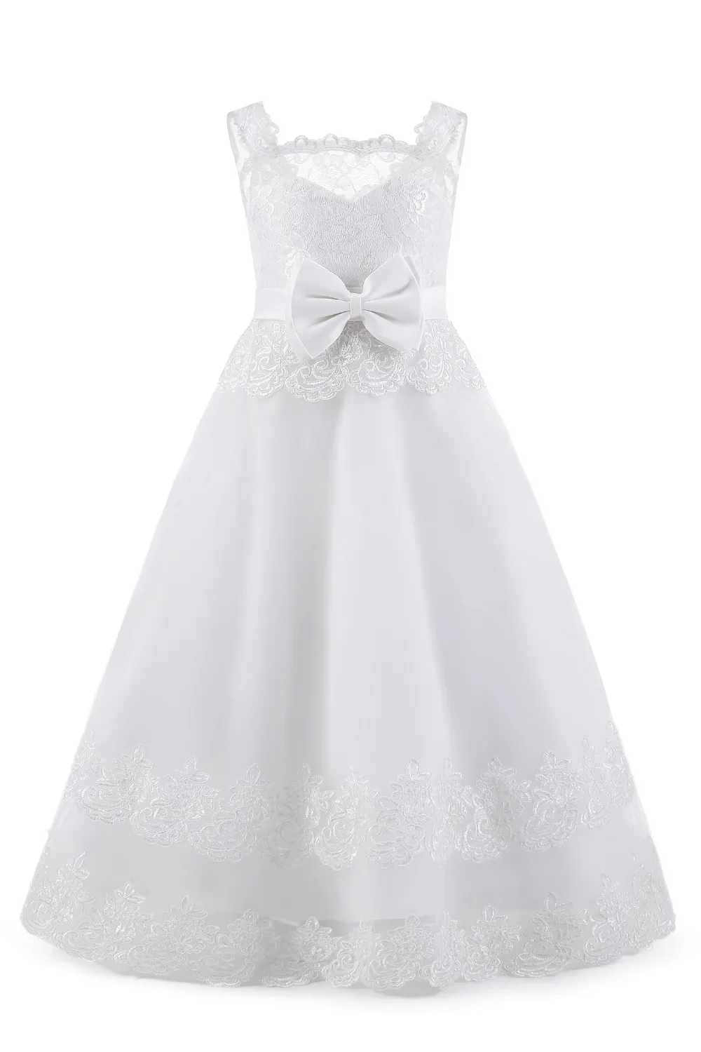 Beautiful First Communion Dresses For Girls 2-12 Years White Little ...