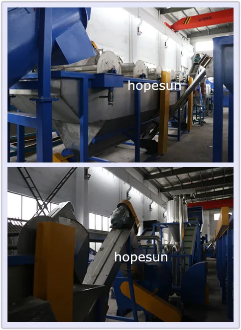 recycled plastic bricks complete line machine