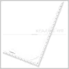Factory hot sale 3mm thick acrylic Square fashion design ruler for designers measuring and making drafts 54cm*30cm #5855