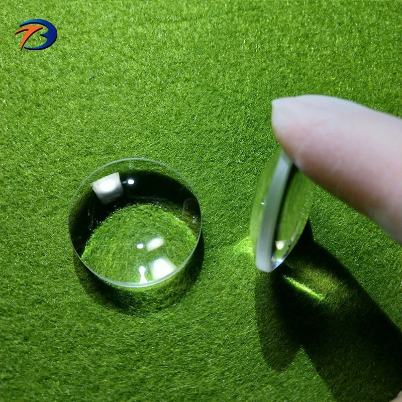 custom quartz glass large biconvex lens for CO2  laser