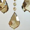 Brilliant Cut Champagne color crystal chandelier pendeloque pendants beads