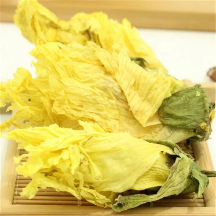 Natural Dried Okra flower /Abelmoschus esculentus flower/Hibiscus esculentus flower on sales - 4uTea | 4uTea.com