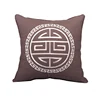 WL690-2-C Cushion cover embroidery design hotel cushion