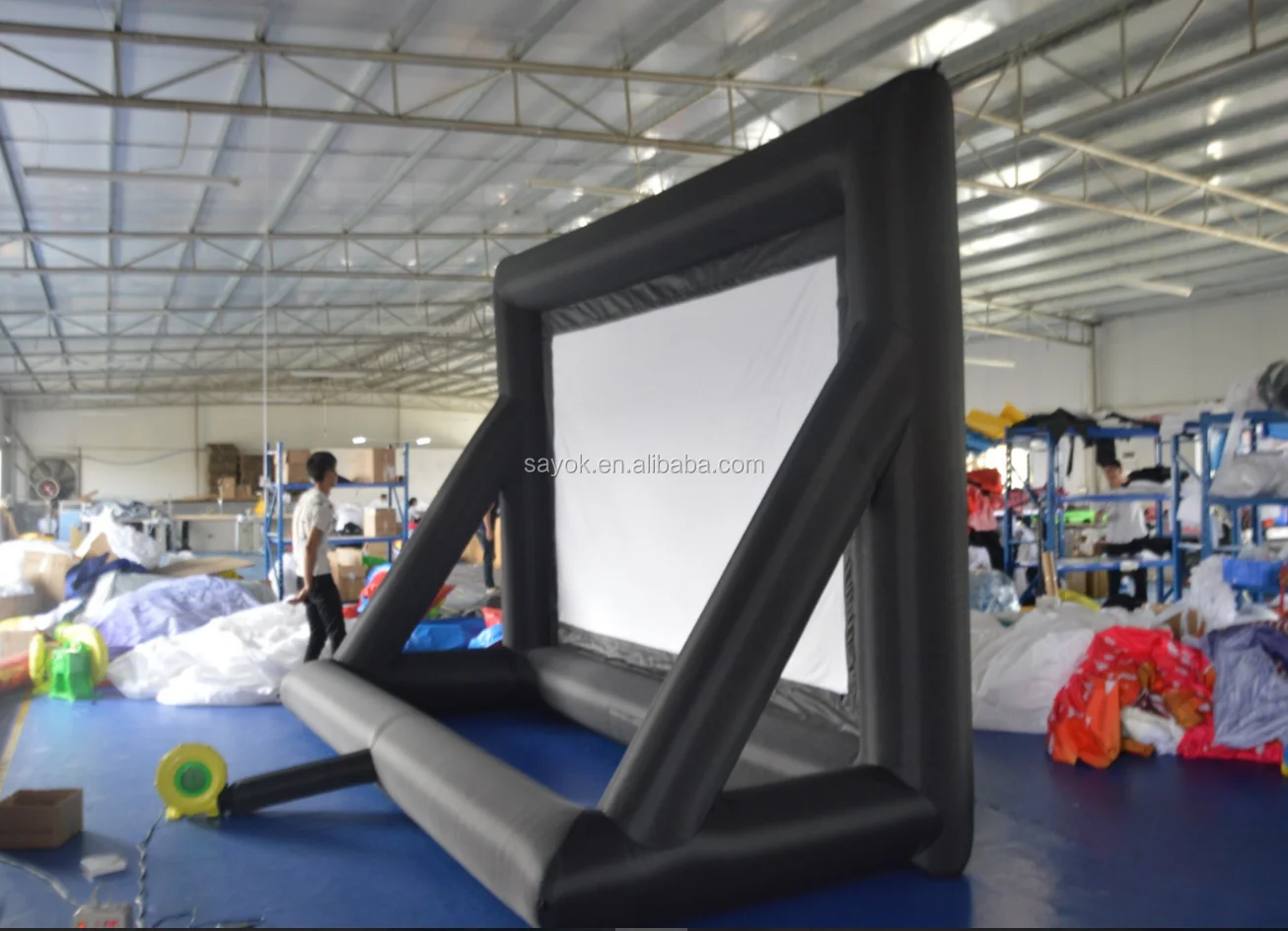 inflatable screen and projector rental