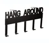 metal over door hook towel hook coat hanger with 5 hooks