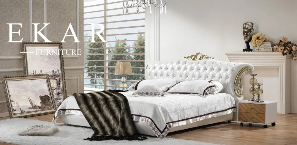 Ãltima cama doble diseños de lujo moderno camas juegos de muebles ...