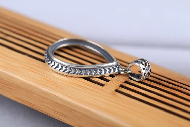 14.5*20mm 19*25mm 925 Sterling Silver Vintage Pendant Blank Inlay Wax