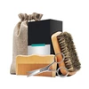 OEM Private Label Hair Treatment Organic Beard Oil Comb Men Wash Kit, Beard Care Set