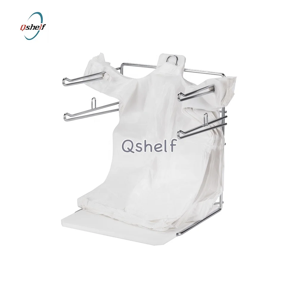 Tshirt Bag Holder Bagging Stand Rack Metal Supermarket Grocery Checkout Fixture Buy Bag